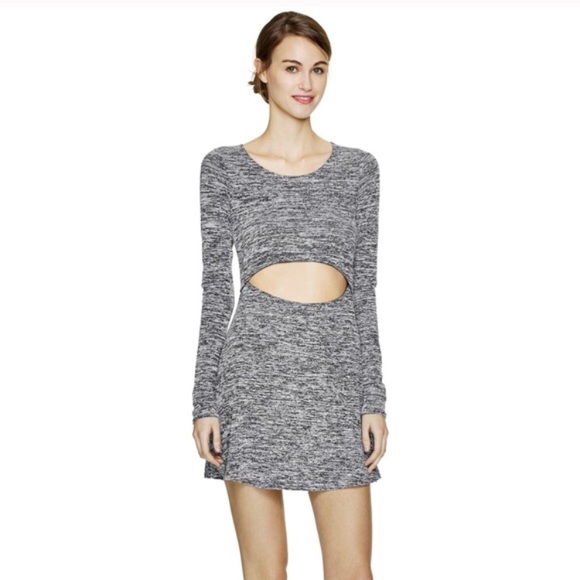 Aritzia Dresses & Skirts - • Wilfred Free • Solange Cut Out Jersey Dress Gray